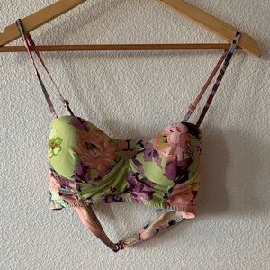 Allihop (Anthropologie) Floral Print Women's swim top